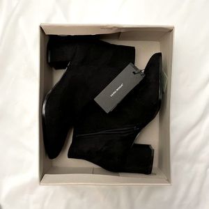 NEW Vero Moda black suede-style boots, size 8